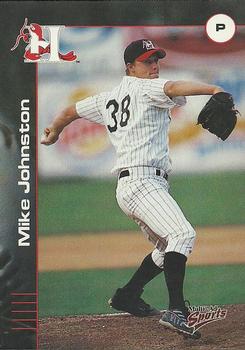 2001 Multi-Ad Hickory Crawdads #24 Mike Johnston Front