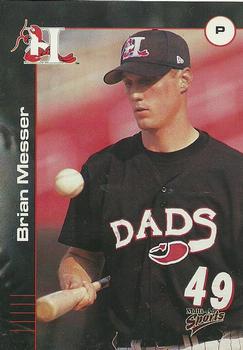 2001 Multi-Ad Hickory Crawdads #26 Brian Messer Front