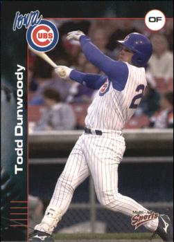 2001 Multi-Ad Iowa Cubs #6 Todd Dunwoody Front