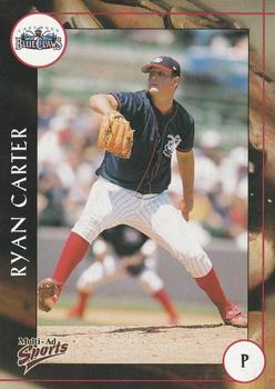 2001 Multi-Ad Lakewood BlueClaws #10 Ryan Carter Front