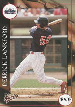 2001 Multi-Ad Lakewood BlueClaws #16 Derrick Lankford Front