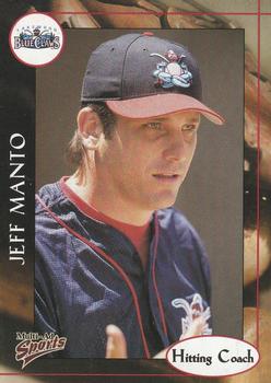 2001 Multi-Ad Lakewood BlueClaws #28 Jeff Manto Front