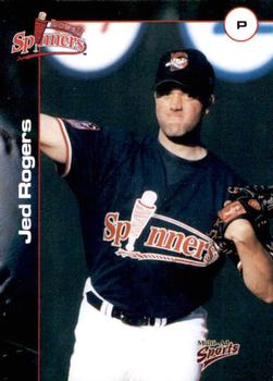 2001 Multi-Ad Lowell Spinners #25 Jed Rogers Front