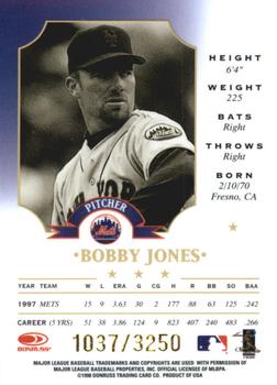 1998 Leaf - Fractal Materials #124 Bobby Jones Back