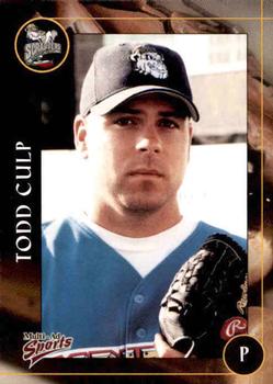 2001 Multi-Ad Mahoning Valley Scrappers #4 Todd Culp Front