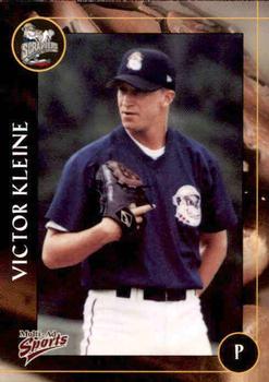 2001 Multi-Ad Mahoning Valley Scrappers #9 Victor Kleine Front