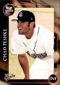 2001 Multi-Ad Mahoning Valley Scrappers #22 Chad Peshke Front