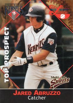 2001 Multi-Ad Midwest League Top Prospects #6 Jared Abruzzo Front
