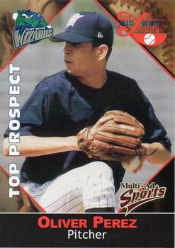 2001 Multi-Ad Midwest League Top Prospects #12 Oliver Perez Front