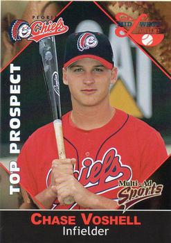 2001 Multi-Ad Midwest League Top Prospects #21 Chase Voshell Front