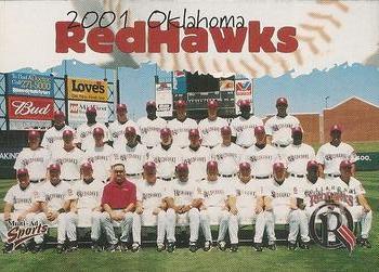 2001 Multi-Ad Oklahoma RedHawks #29 Team Photo Front