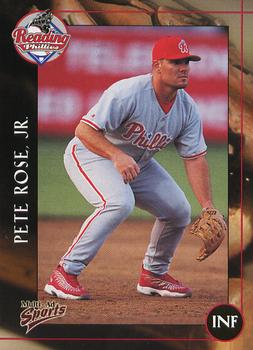 2001 Multi-Ad Reading Phillies #17 Pete Rose, Jr. Front