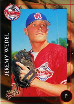 2001 Multi-Ad Reading Phillies #24 Jeremy Wedel Front