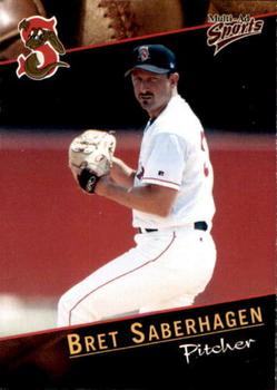 2001 Multi-Ad Sarasota Red Sox #1 Bret Saberhagen Front