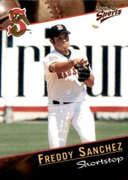 2001 Multi-Ad Sarasota Red Sox #9 Freddy Sanchez Front