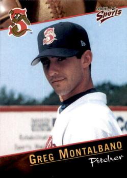 2001 Multi-Ad Sarasota Red Sox #24 Greg Montalbano Front