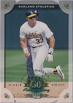 1998 Leaf - Fractal Materials Die Cuts #109 Jose Canseco Front