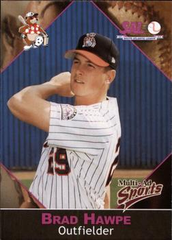 2001 Multi-Ad South Atlantic League Top Prospects #10 Brad Hawpe Front
