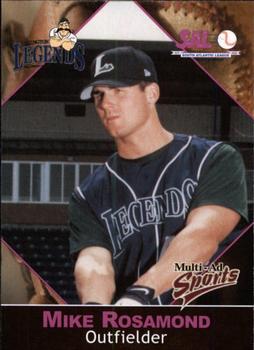 2001 Multi-Ad South Atlantic League Top Prospects #26 Mike Rosamond Front