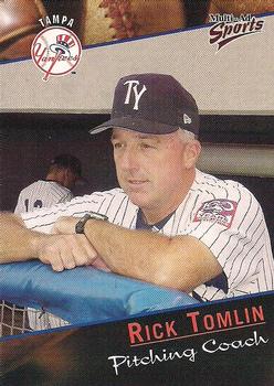 2001 Multi-Ad Tampa Yankees #3 Rick Tomlin Front