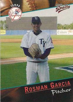 2001 Multi-Ad Tampa Yankees #11 Rosman Garcia Front