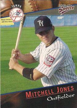 2001 Multi-Ad Tampa Yankees #15 Mitchell Jones Front