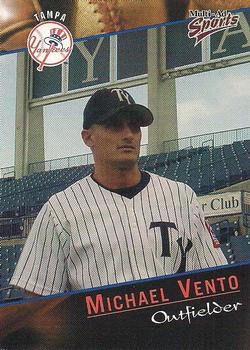 2001 Multi-Ad Tampa Yankees #25 Michael Vento Front