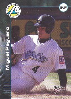 2001 Multi-Ad West Michigan Whitecaps #17 Miguel Peguero Front