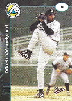 2001 Multi-Ad West Michigan Whitecaps #26 Mark Woodyard Front