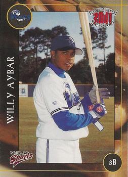 2001 Multi-Ad Wilmington Waves #2 Willy Aybar Front