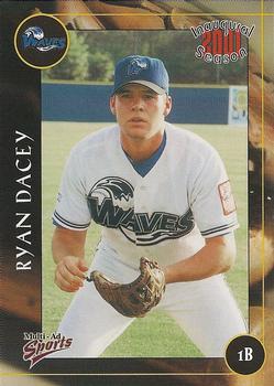 2001 Multi-Ad Wilmington Waves #6 Ryan Dacey Front