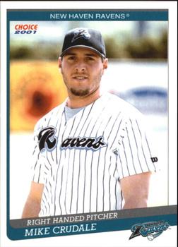2001 Choice New Haven Ravens #16 Mike Crudale Front