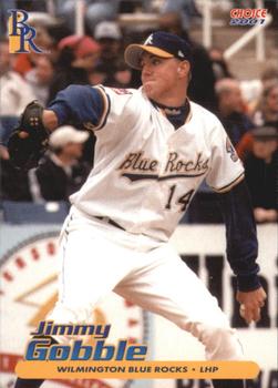 2001 Choice Wilmington Blue Rocks #06 Jimmy Gobble Front