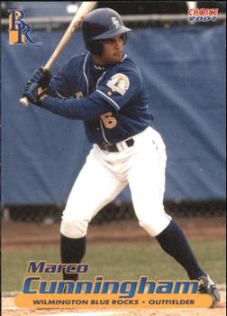 2001 Choice Wilmington Blue Rocks #23 Marco Cunningham Front