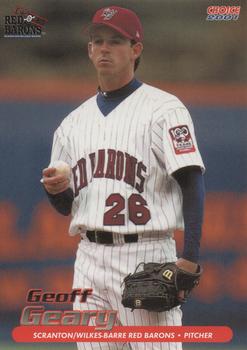 2001 Choice Scranton/Wilkes-Barre Red Barons #10 Geoff Geary Front
