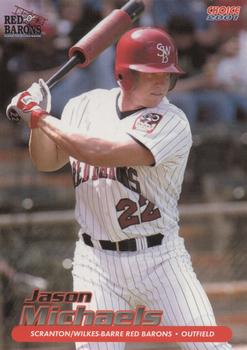 2001 Choice Scranton/Wilkes-Barre Red Barons #15 Jason Michaels Front