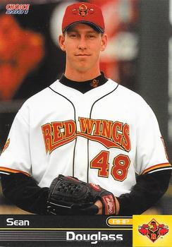 2001 Choice Rochester Red Wings #07 Sean Douglass Front
