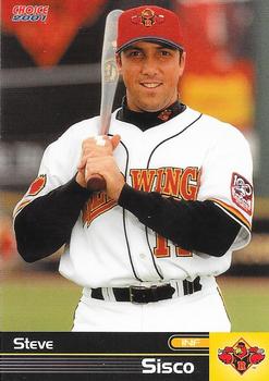 2001 Choice Rochester Red Wings #20 Steve Sisco Front