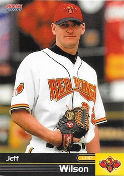 2001 Choice Rochester Red Wings #26 Jeff Wilson Front