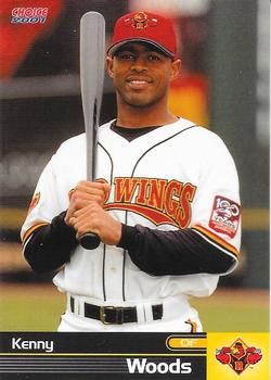 2001 Choice Rochester Red Wings #27 Kenny Woods Front