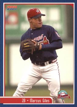 2001 Choice Richmond Braves #16 Marcus Giles Front