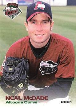 2001 Grandstand Altoona Curve #NNO Neal McDade Front