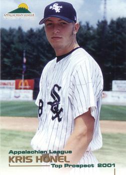 2001 Grandstand Appalachian League Top Prospects #NNO Kris Honel Front