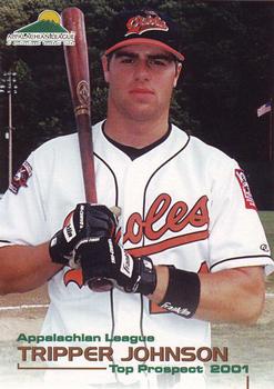 2001 Grandstand Appalachian League Top Prospects Update #NNO Tripper Johnson Front