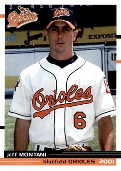 2001 Grandstand Bluefield Orioles #NNO Jeff Montani Front