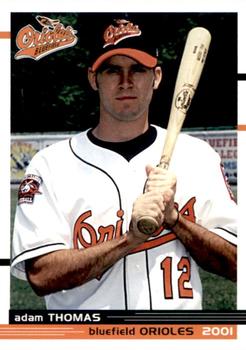 2001 Grandstand Bluefield Orioles #NNO Adam Thomas Front