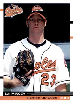 2001 Grandstand Bluefield Orioles #NNO T.W. Mincey Front