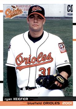 2001 Grandstand Bluefield Orioles #NNO Ryan Keefer Front