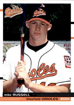 2001 Grandstand Bluefield Orioles #NNO Mike Russell Front