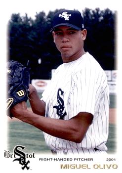 2001 Grandstand Bristol White Sox #NNO Rigal Olivo Front